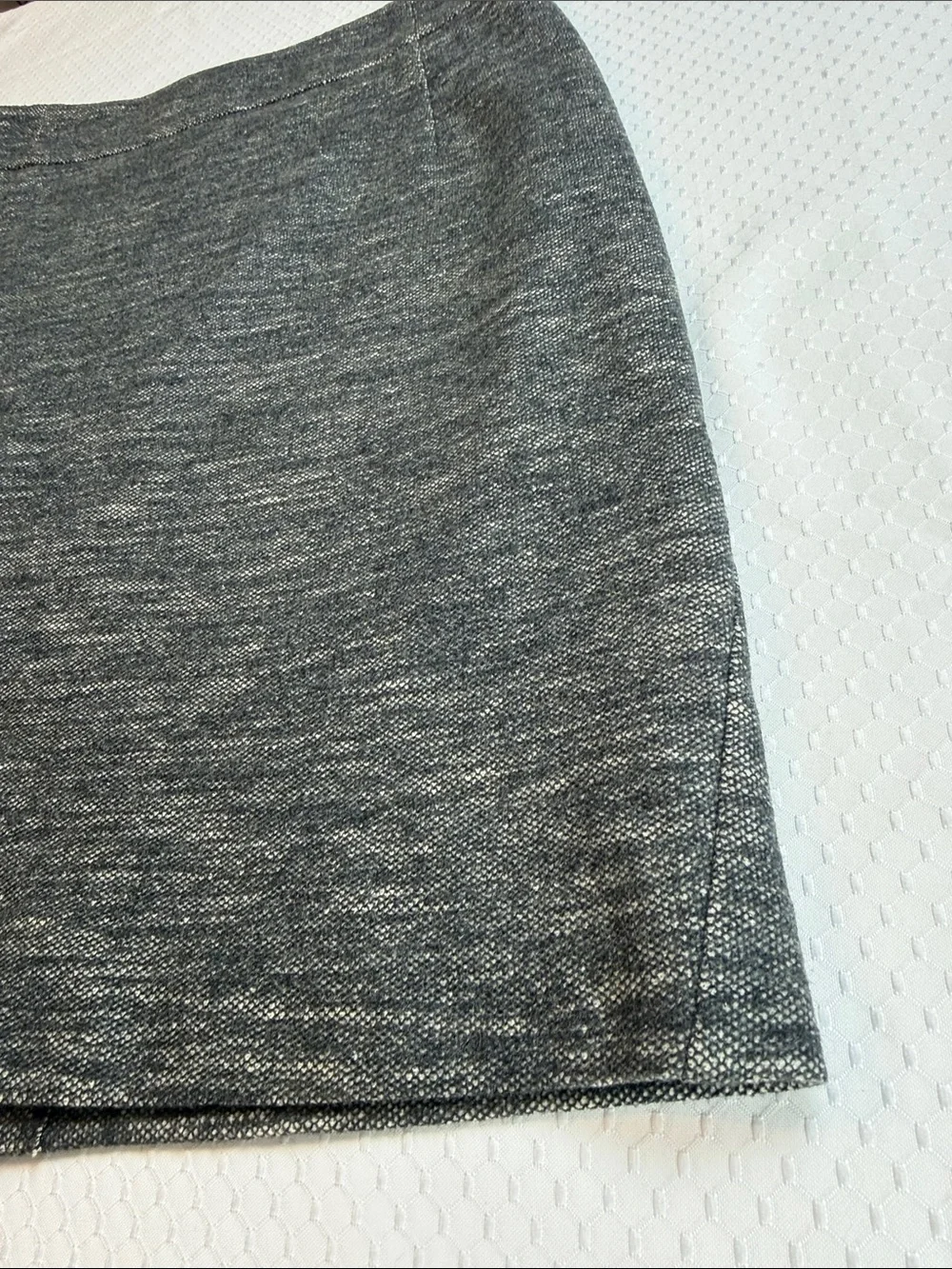 Theory Heathered Gray Pencil Skirt - Women